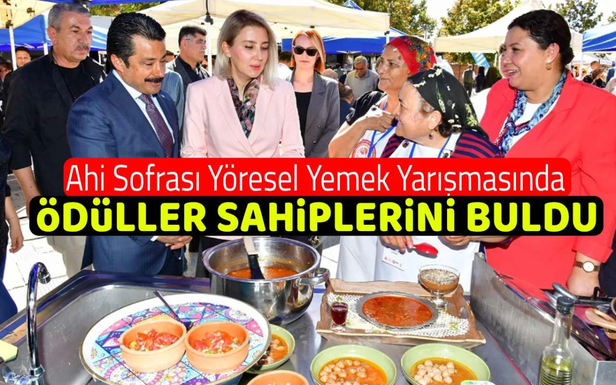 Ahi Sofrası yarışmasında çirleme ve ahi dürümü birinci oldu