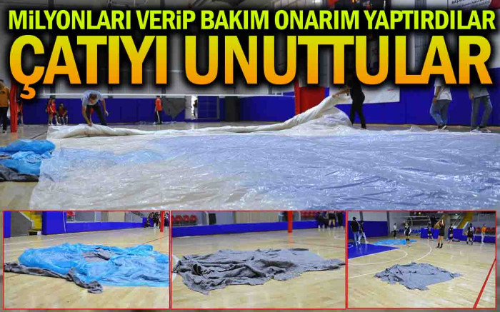 Milyonları Verip Bakım Onarım Yaptılar Çatıyı Unuttular