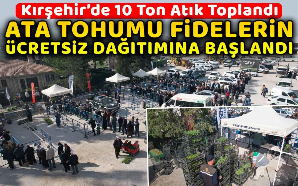 Ata tohumu fidelerin ücretsiz dağıtımına başlandı