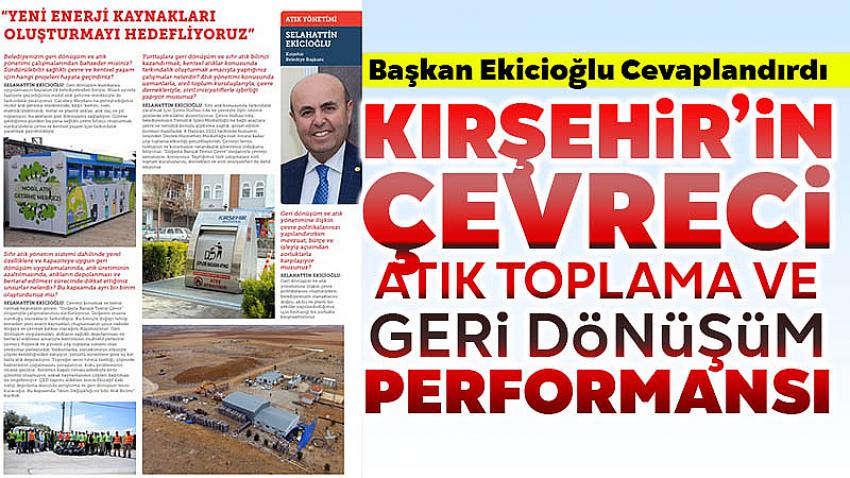 Kırşehir'in Çevreci Atık Toplama ve Geri Dönüşüm Performansı