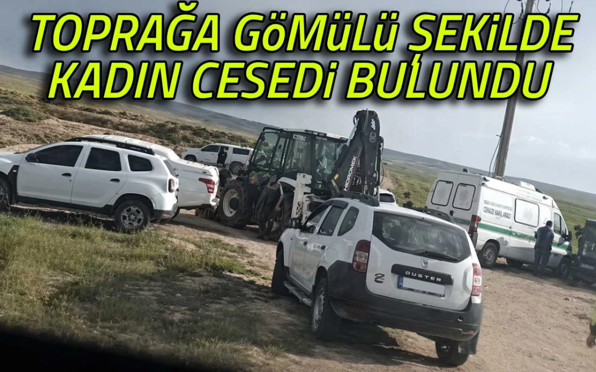 Boş arazide g&ouml;m&uuml;l&uuml; şekilde kadın cesedi bulundu