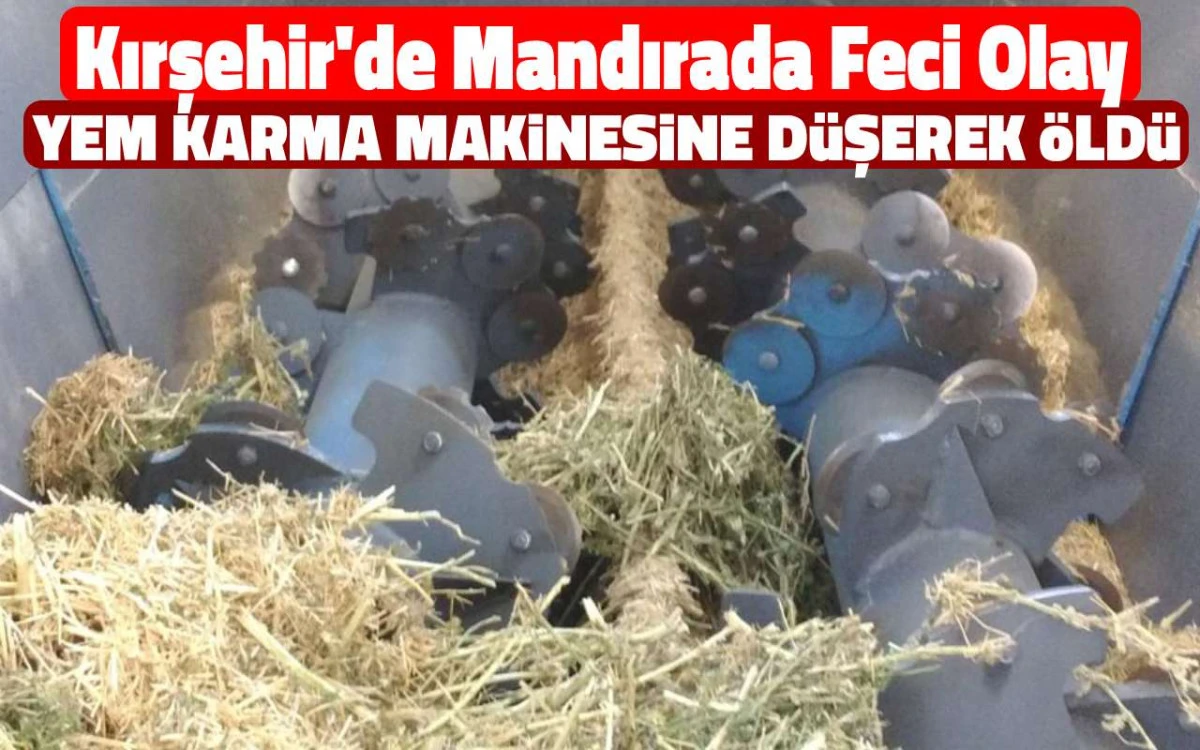 Boztepe’de mandırada feci kaza: Genç işçinin cansız bedeni çıkarıldı