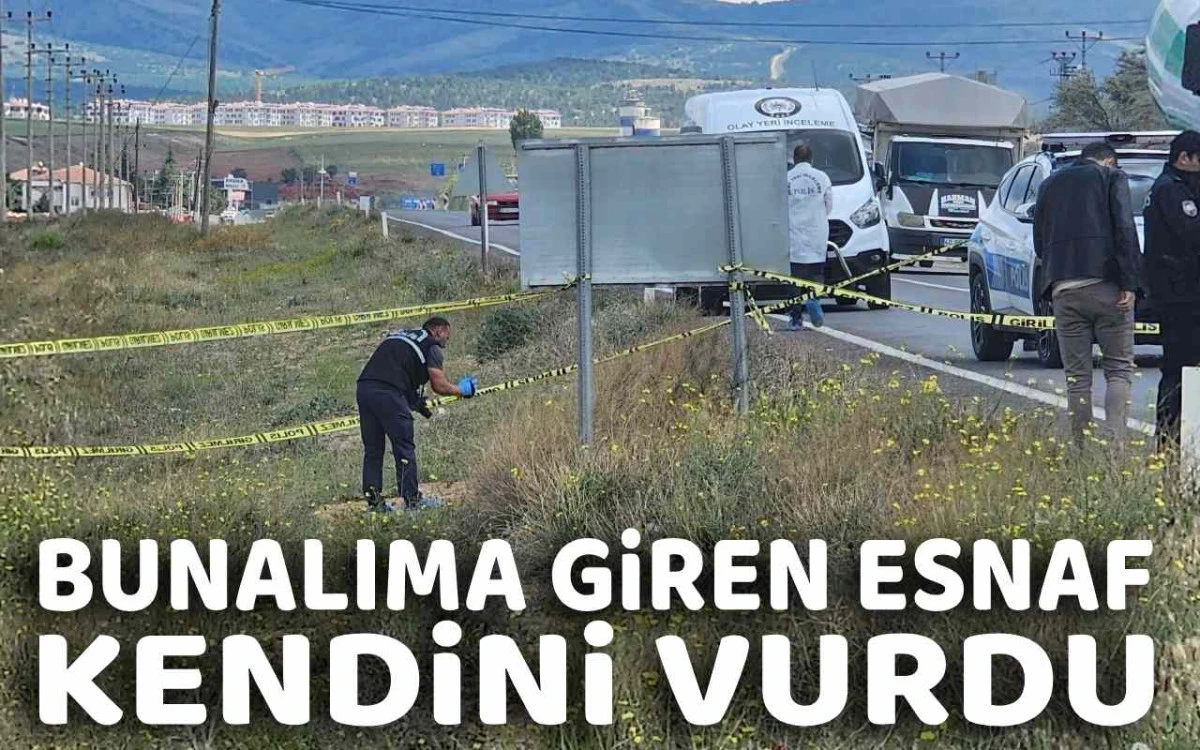 Bunalıma giren esnaf kendini vurdu