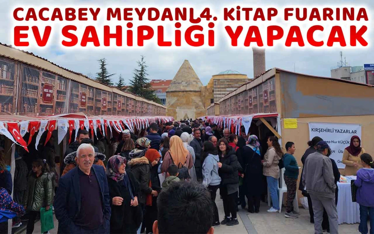 Cacabey Meydanı 4. Kitap Fuarına ev sahipliği yapacak