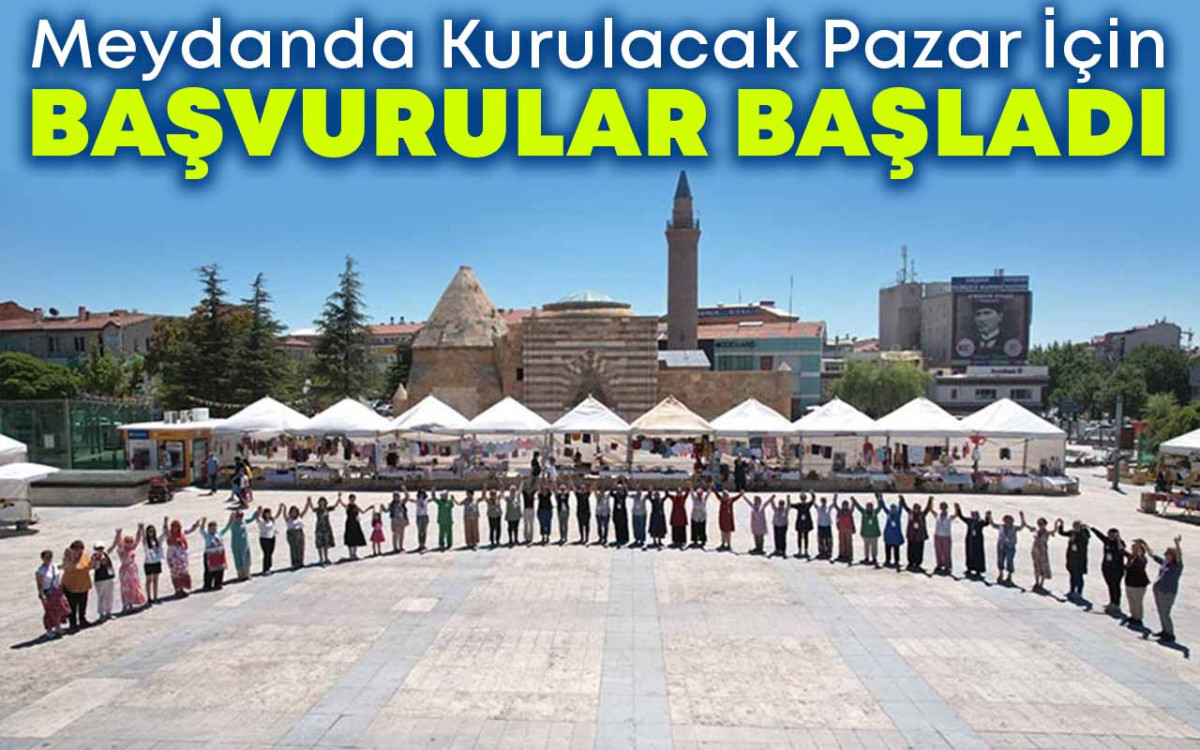 Cacabey Meydanında kurulacak pazar için başvurular başladı