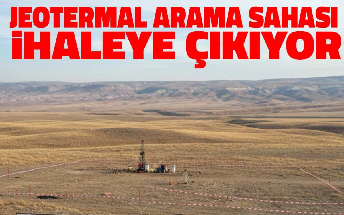 Çiçekdağı'ndaki jeotermal arama sahası ihaleye çıkıyor