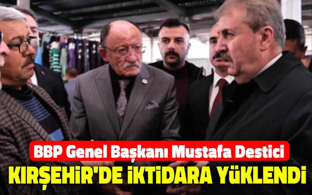 Destici: ''Millet yetkiyi başkasına veriyor, icraatı bizden bekliyor''