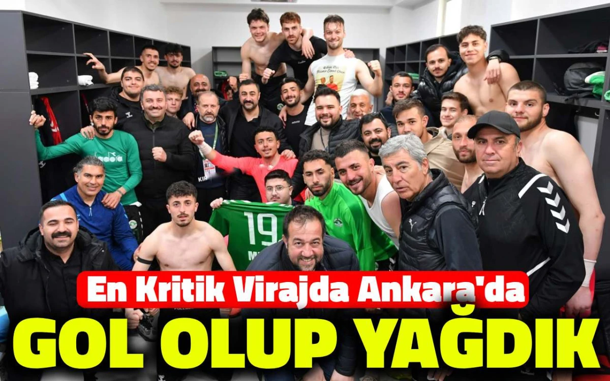 En kritik virajda Ankara'da gol olup yağdık