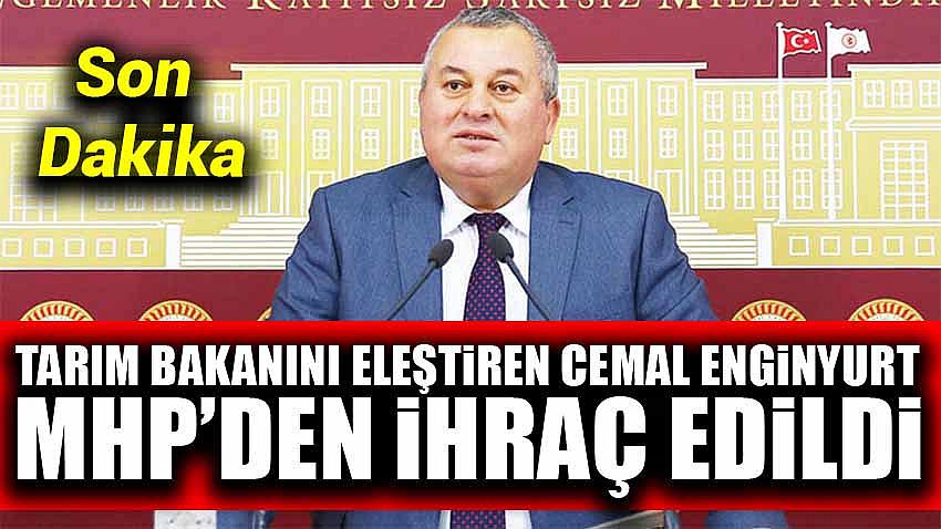 Tarım Bakanını Eleştiren Cemal Enginyurt MHP'den İhraç Edildi