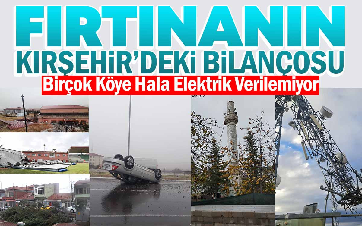 Fırtınanın Kırşehir'deki Bilançosu