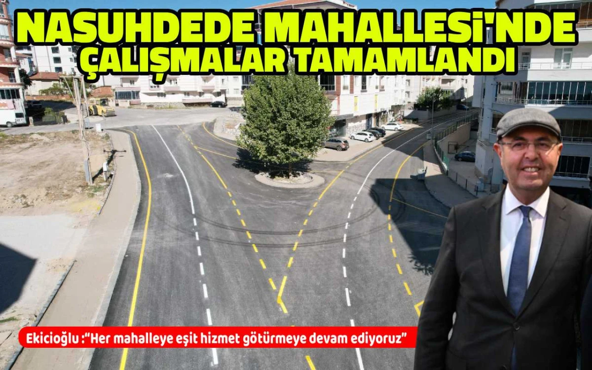 Hacıhasan Caddesi yeni görünüme kavuştu