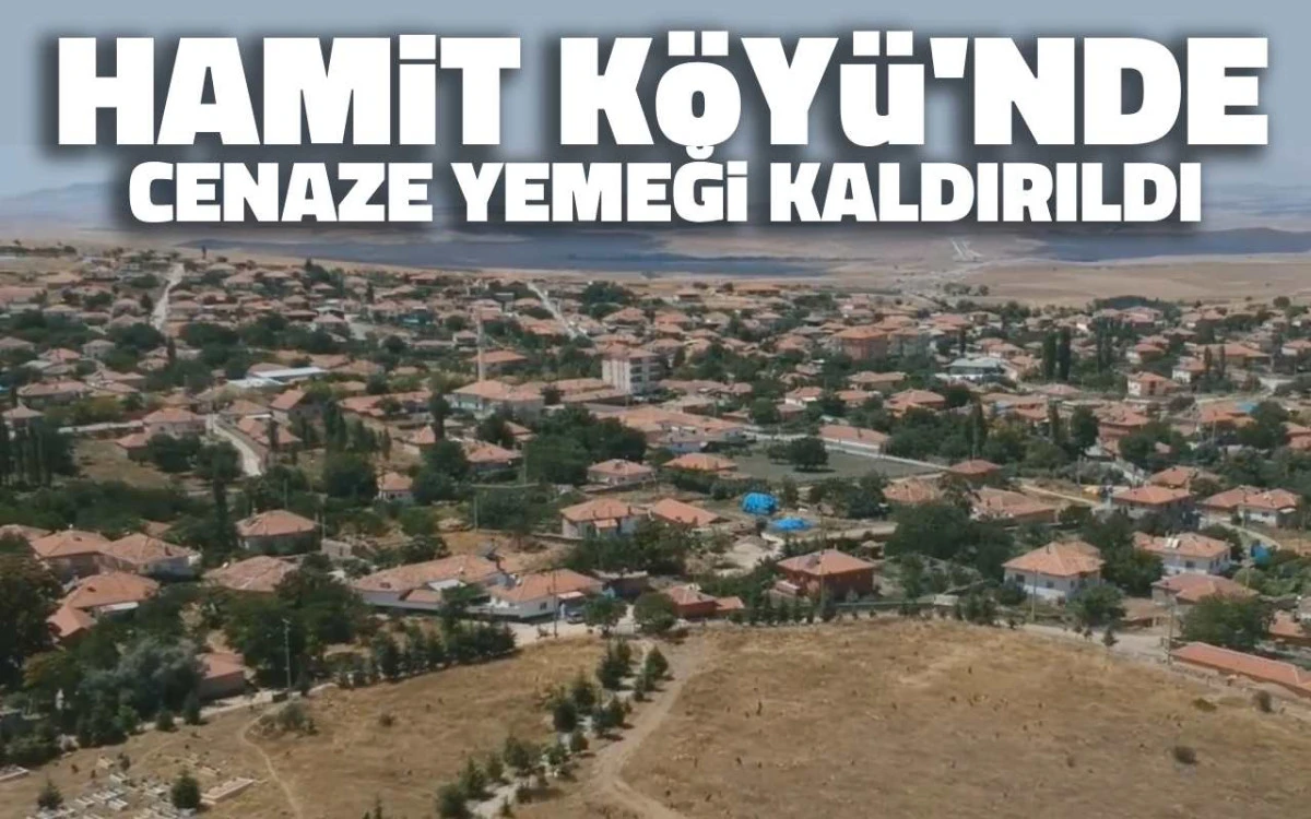 Hamit Köyü'nde o geleneğe son verildi