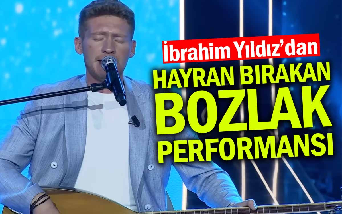 İbrahim Yıldız'dan Hayran Bırakan Bozlak Performansı