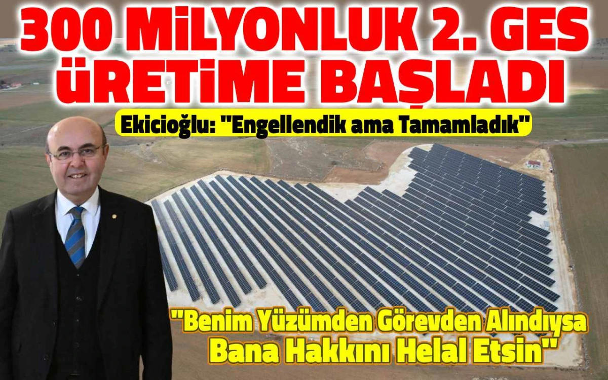 İller Bankası kredisi tartışmasıyla g&uuml;ndeme gelen GES devreye alındı