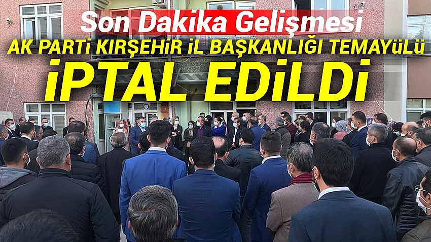 AK Parti Kırşehir Temayül Yoklaması İptal Edildi