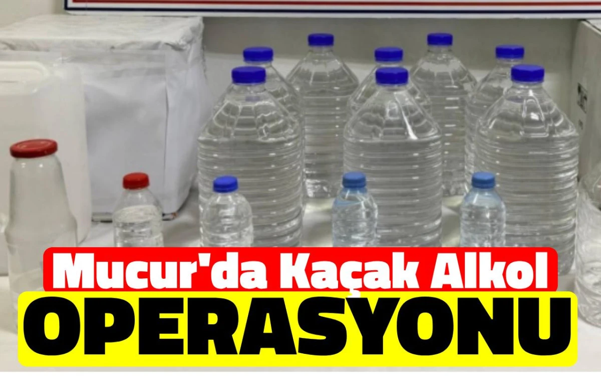 Jandarmadan kaçak alkol üretimine baskın