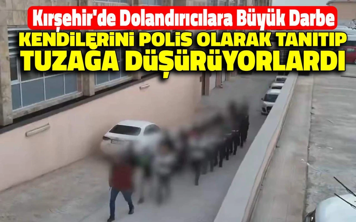 Kendilerini polis diye tanıtıp insanları tuzağa d&uuml;ş&uuml;r&uuml;yorlardı