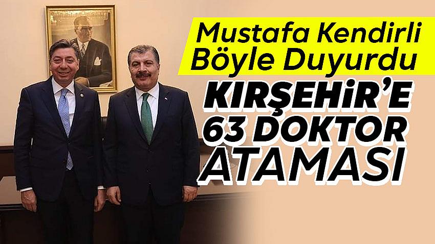 Kırşehir'e 63 Doktor Atanacak
