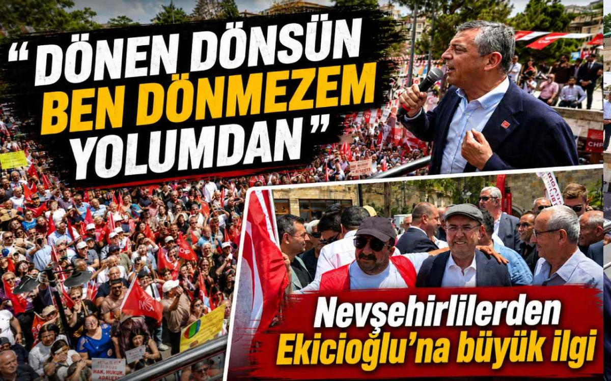 Kırşehir Belediye Başkanı Ekicioğlu&rsquo;na Mustafapaşa&rsquo;da yoğun ilgi