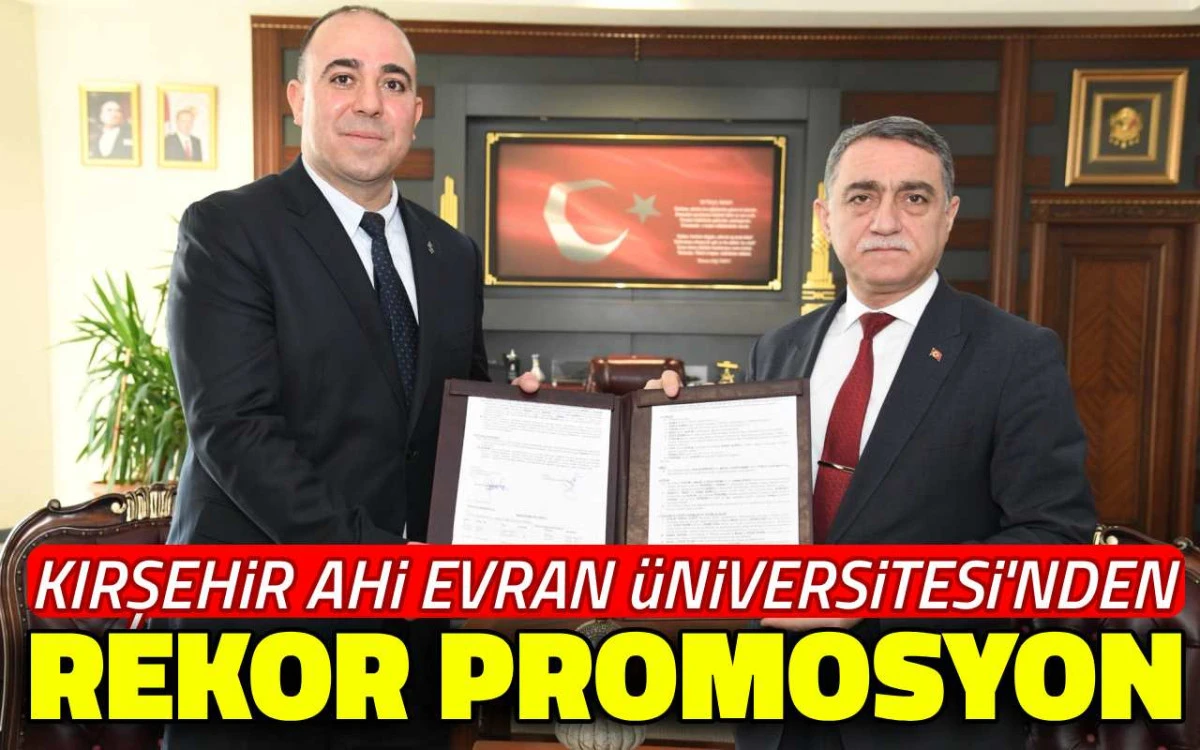 Kırşehir Evran &Uuml;niversitesi &ccedil;alışanlarının promosyonu belli oldu