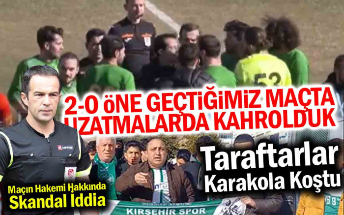   Kırşehir FK, 2-0 Öne Geçtiği Maçta Uzatmalarda Kahroldu