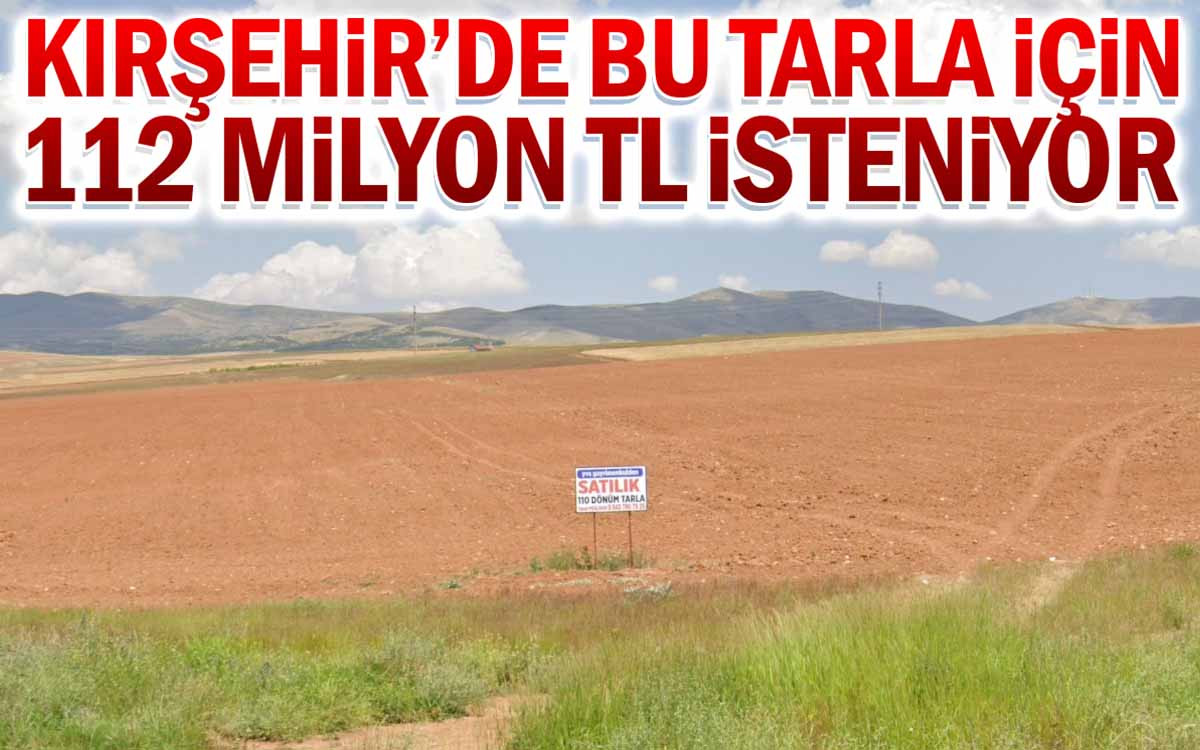 Kırşehir'de 112 Milyon TL'lik Arsa