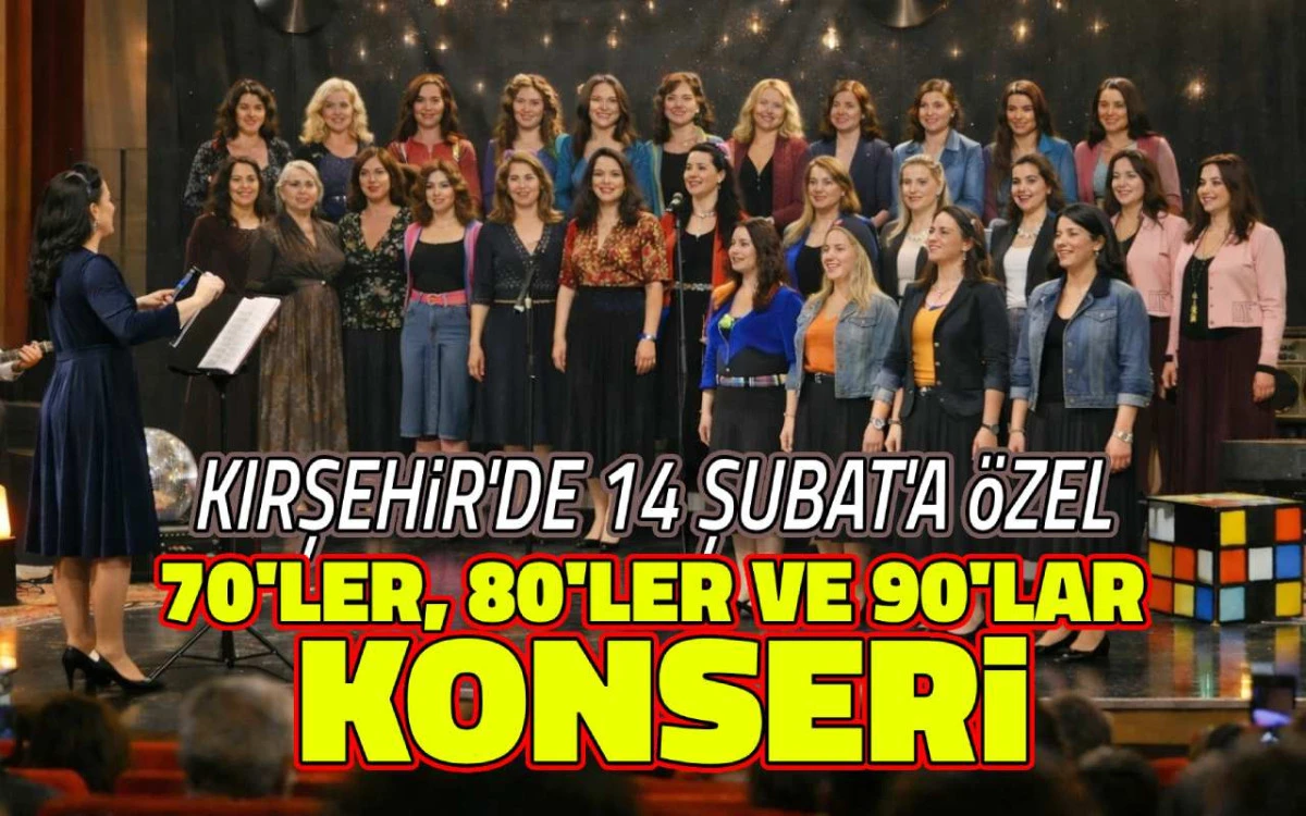 Kırşehir'de 14 Şubat'a &ouml;zel plak tadında konser