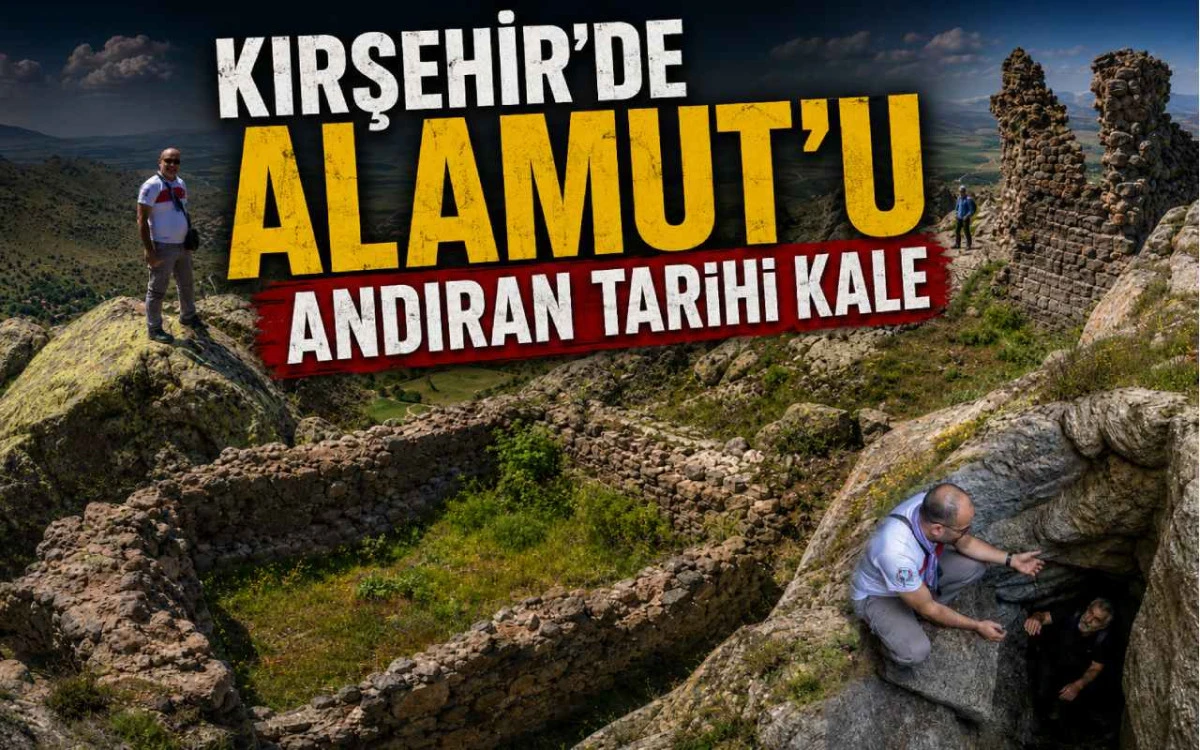 Kırşehir'de Alamut'u andıran tarihi kale keşfedilmeyi bekliy