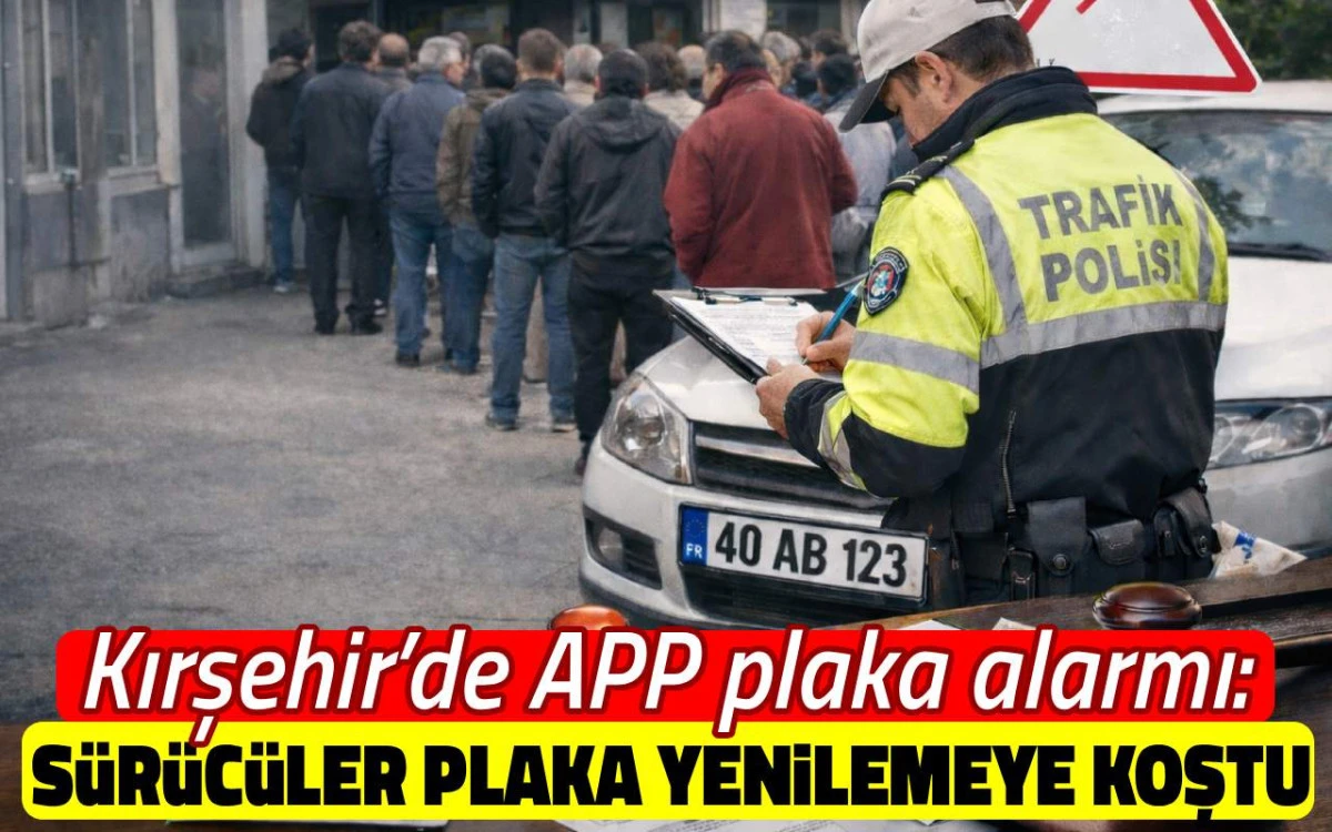 S&uuml;r&uuml;c&uuml;ler plaka yenilemeye koştu: Yoğunluk 3 katına &ccedil;ıktı