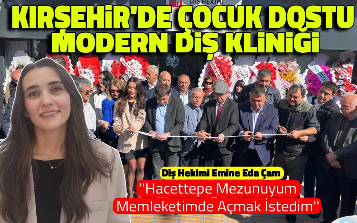 Kırşehir'de çocuk dostu modern diş kiliniği açıldı