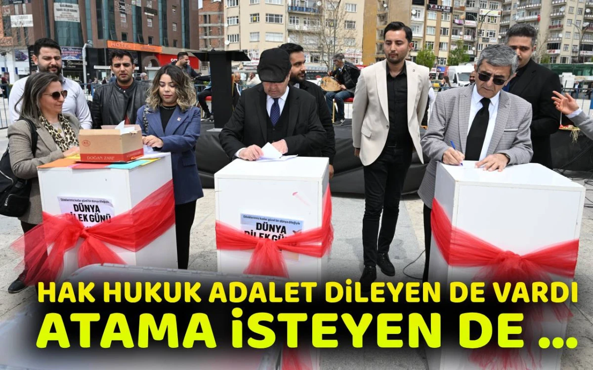 Kırşehir'de dünya dilek günü etkinliği düzenlendi