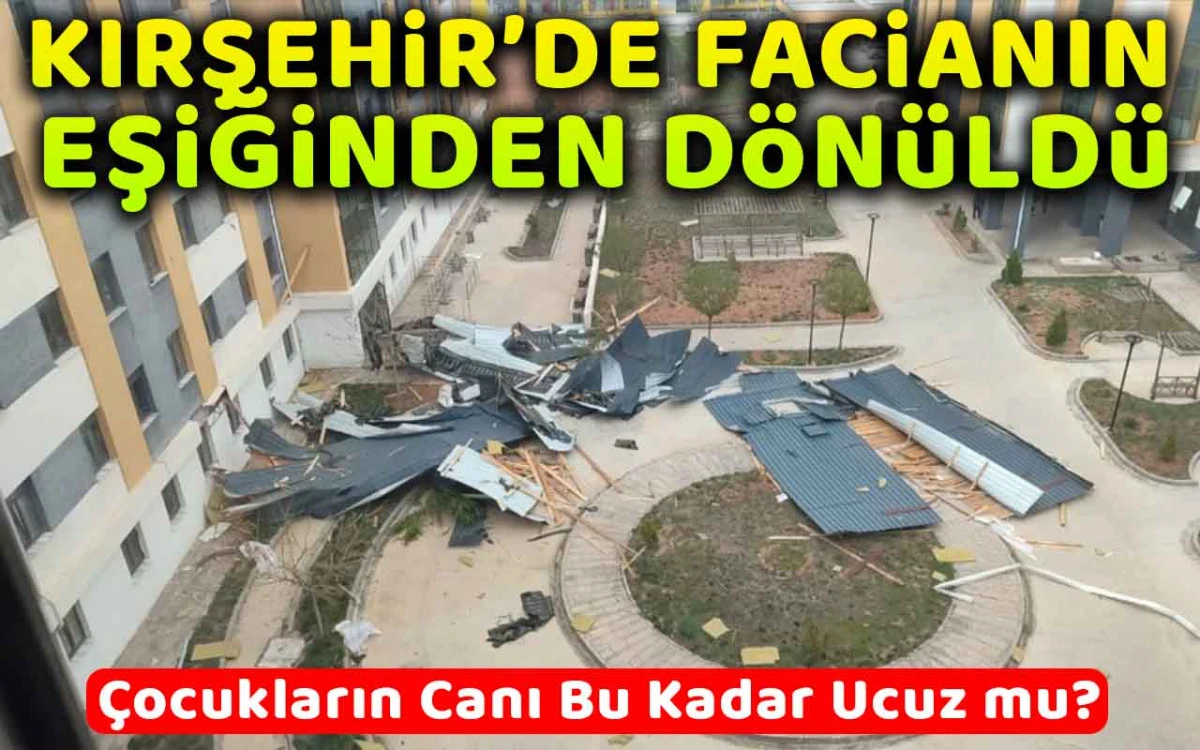 Kırşehir'de facianın eşiğinden dönüldü