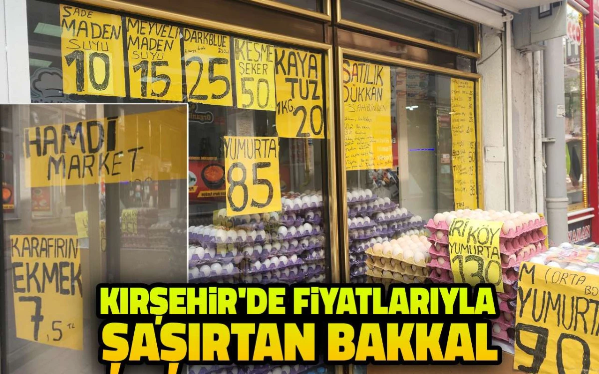 Kırşehir&rsquo;de Fiyatlarıyla Şaşırtan Bakkal: &ldquo;S&uuml;r&uuml;mden Kazanıyorum&rdquo;