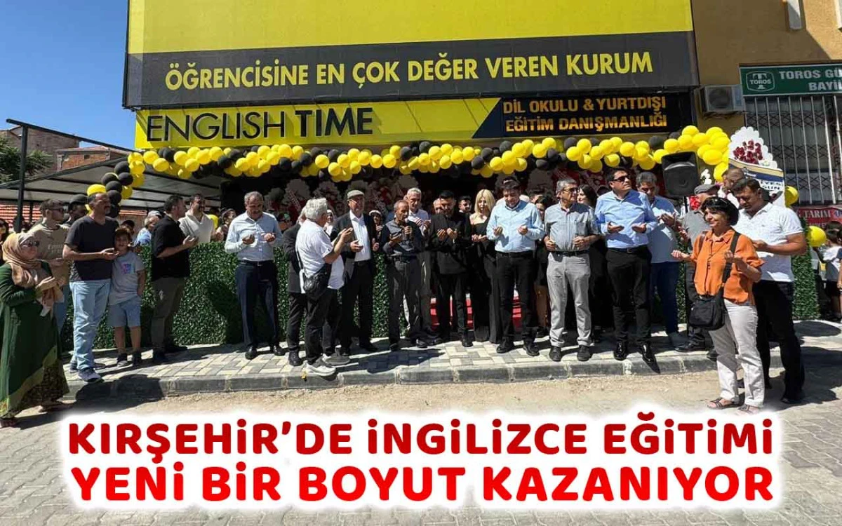 Kırşehir'de İngilizce eğitimi yeni bir boyut kazanıyor