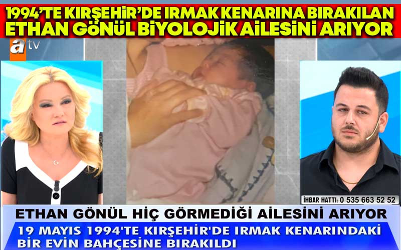 Kırşehir'de Irmak Kenarına Bırakılan Ethan Gönül Biyolojik Ailesini Arıyor
