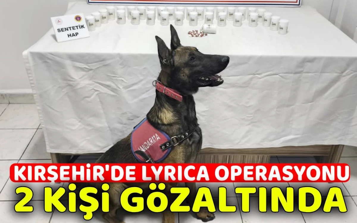 Kırşehir'de lyrica operasyonu: 2 gözaltı