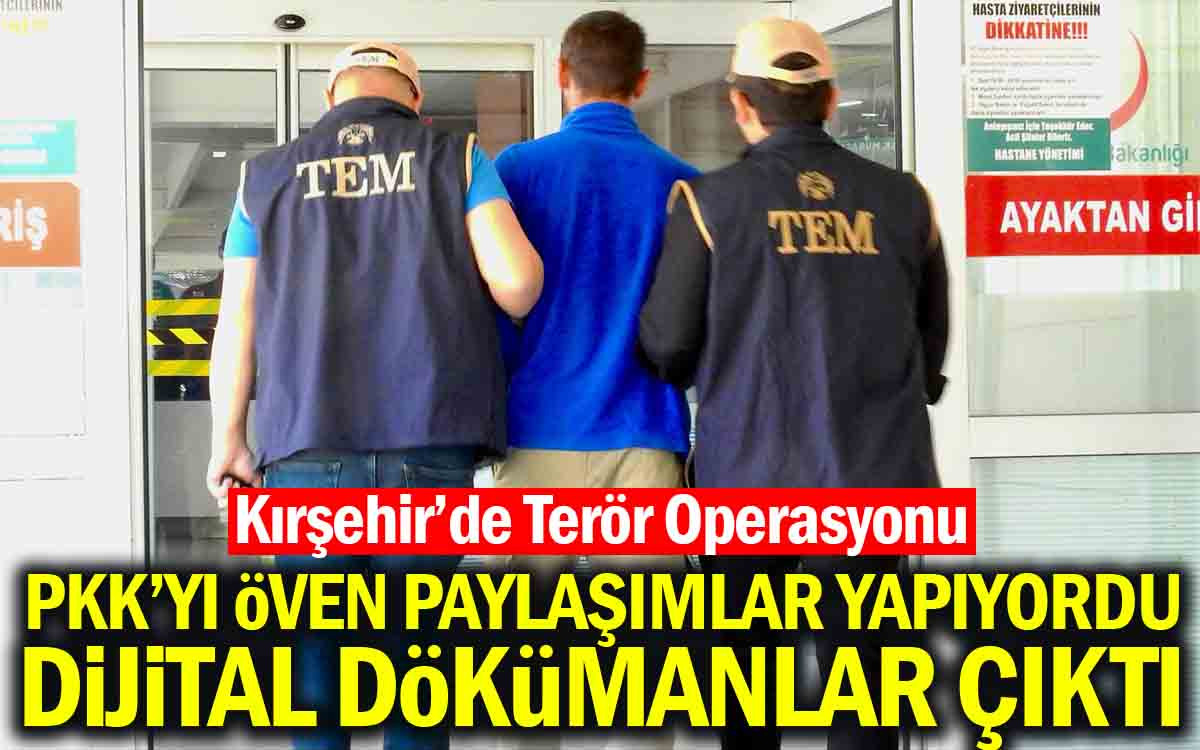 Kırşehir'de Terör Operasyonu : Şüpheli Gözaltına Alındı