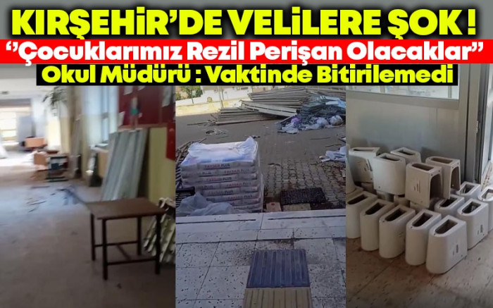 Kırşehir'de Okullardaki Onarım ve Güçlendirme İşleri Tamamlanmadı