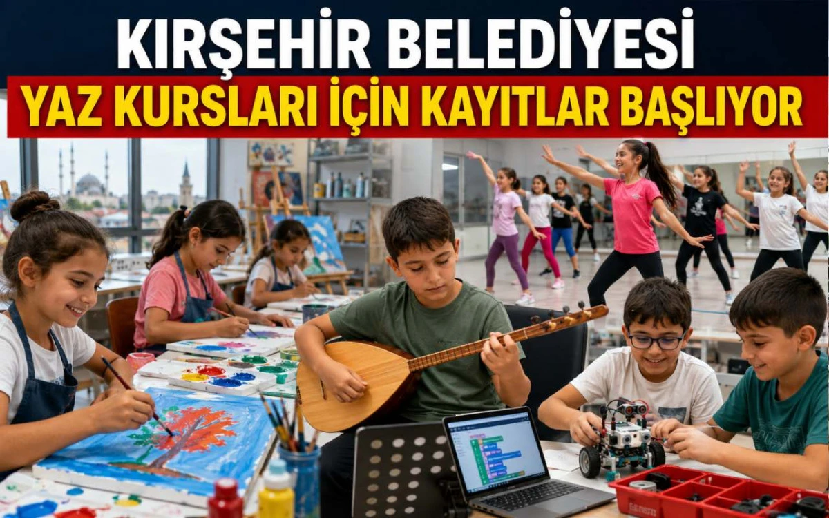 Kırşehir&rsquo;de yaz kursları i&ccedil;in başvuru s&uuml;reci başlıyor
