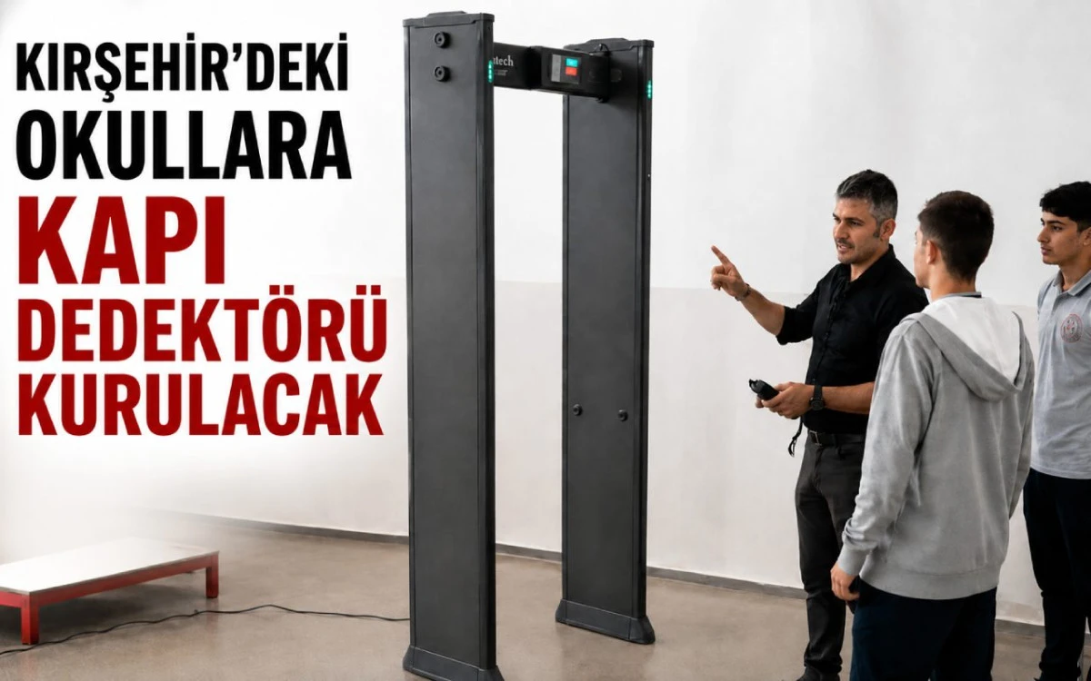 Kırşehir&rsquo;deki okullara kapı dedekt&ouml;r&uuml; kurulacak