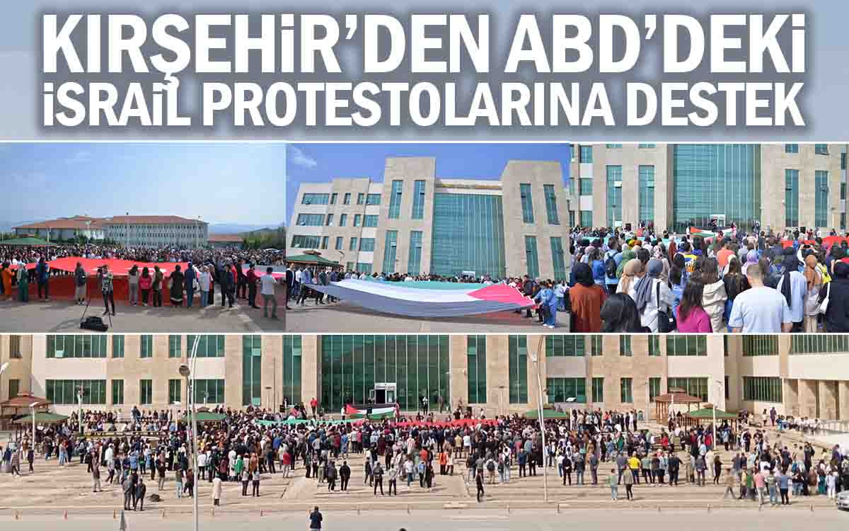Kırşehir'den ABD'deki İsrail Protestolarına Destek
