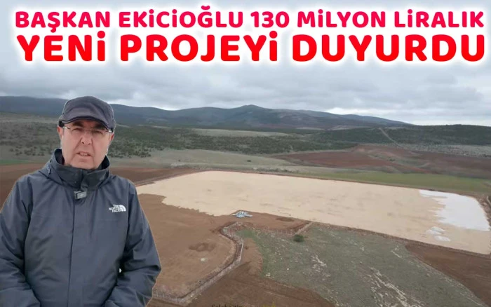 Kırşehir'e 130 milyon liralık yeni projeyi duyurdu
