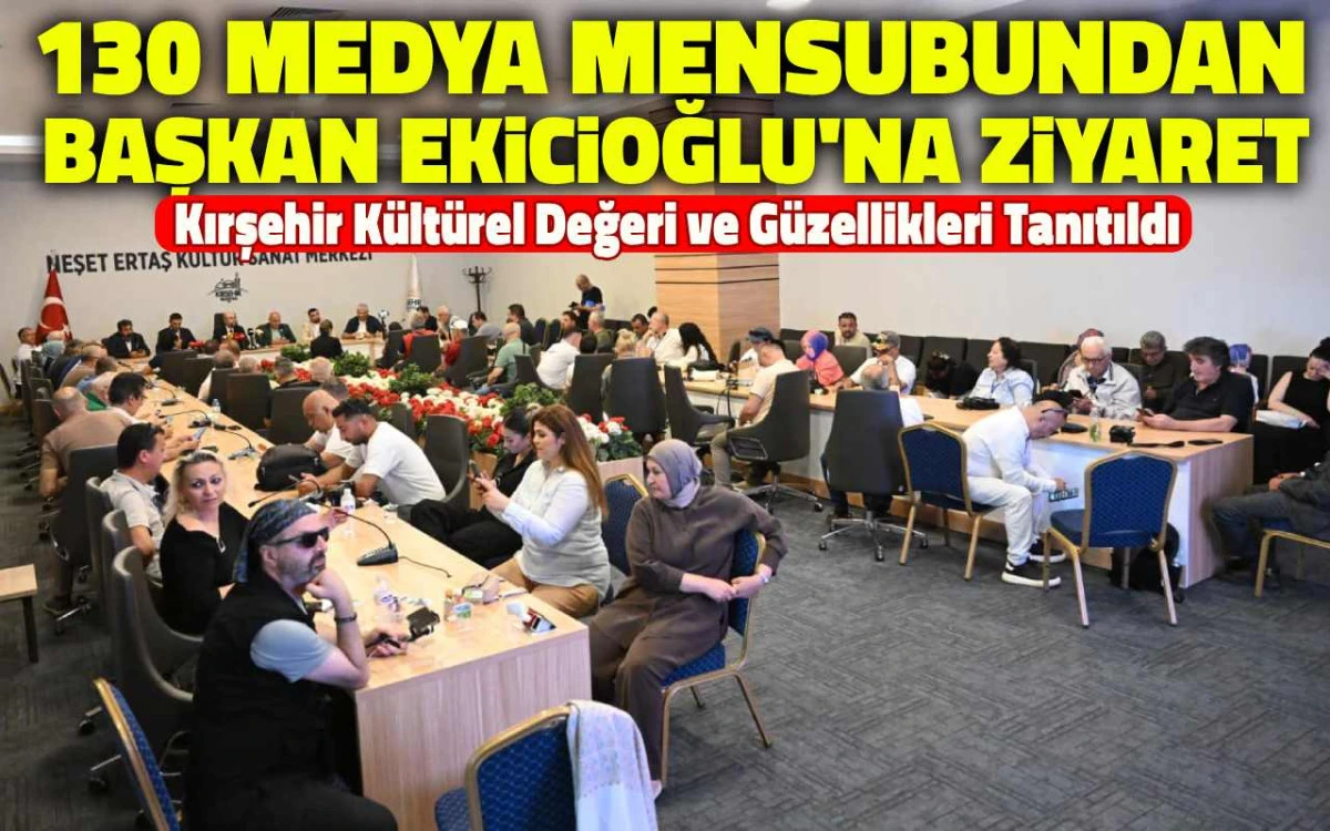 Kırşehir’in kültür hazinesi 130 medya mensubuna ta
