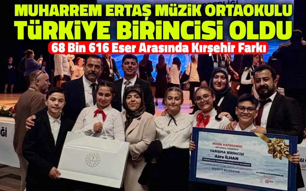 Kırşehir'in m&uuml;zik okulu T&uuml;rkiye birincisi oldu