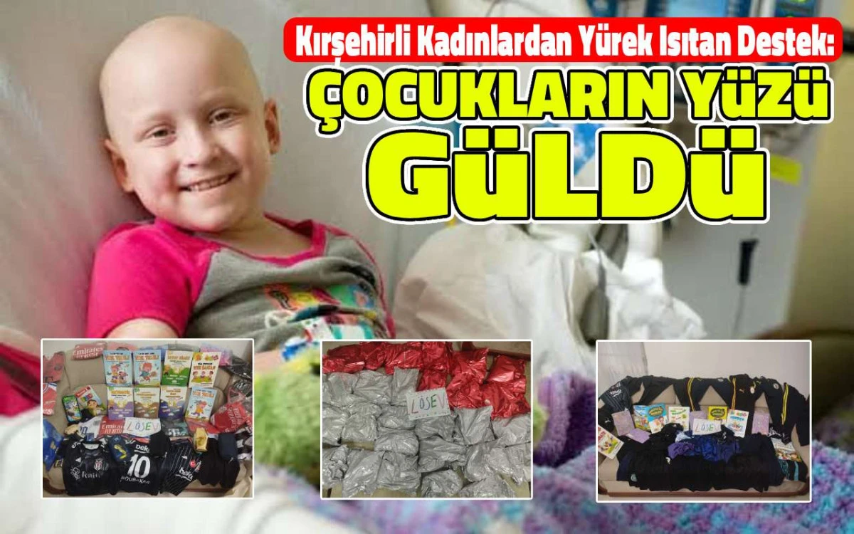 Kırşehirli kadınlardan y&uuml;rek ısıtan destek: &Ccedil;ocukların y&uuml;z&uuml; g&uuml;ld&uuml;
