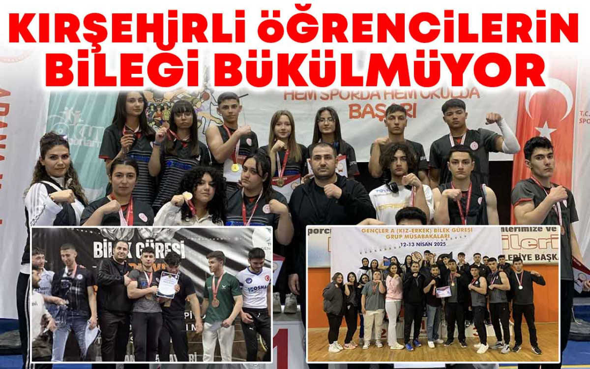 Kırşehirli öğrencilerin bileği bükülmüyor