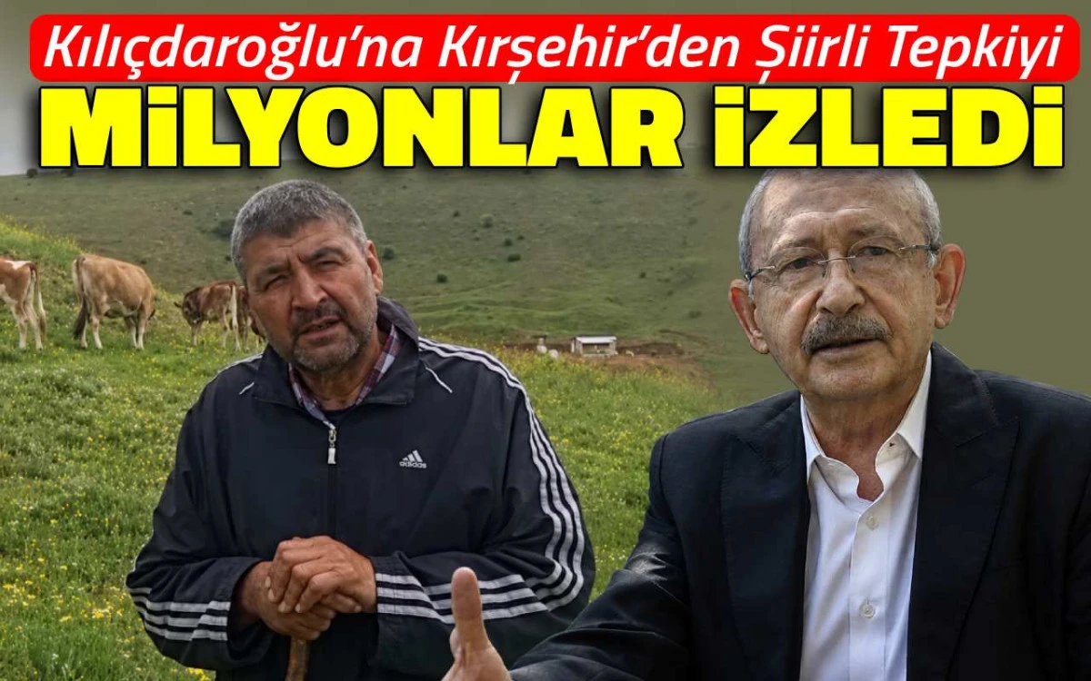 Kırşehirli Yusuf Evran&rsquo;ın Kılı&ccedil;daroğlu şiiri paylaşım rekoru kırdı
