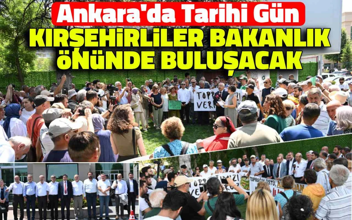 Kırşehirliler Ankara’daki kritik toplantı için seferber oldu