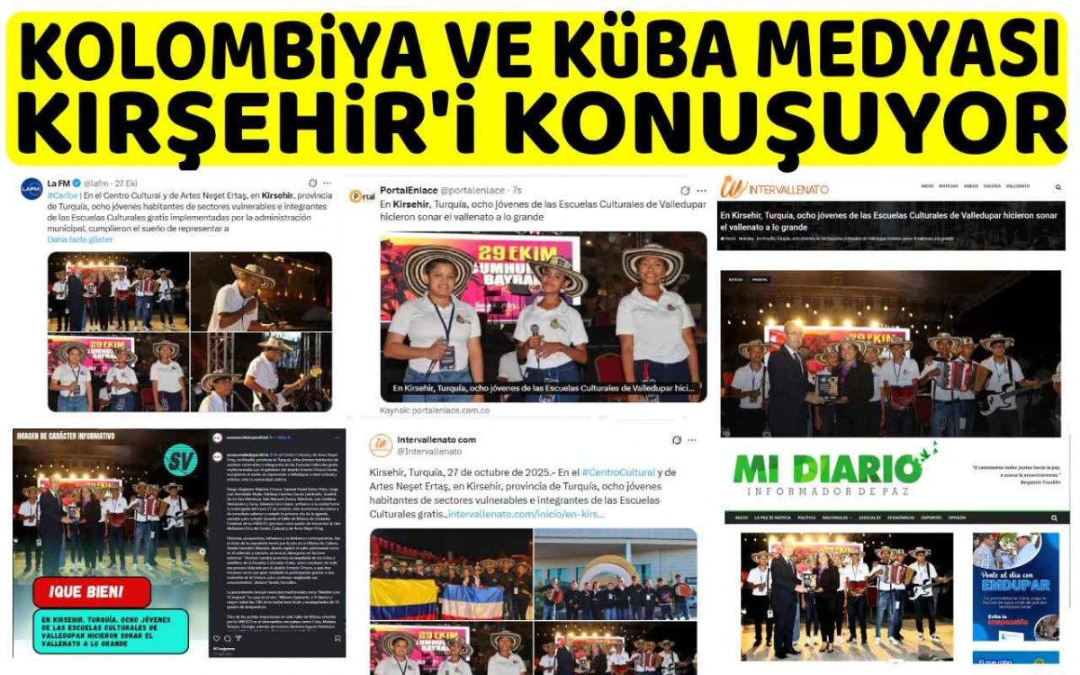 Kolombiya ve Küba Medyası Kırşehir'i konuşuyor