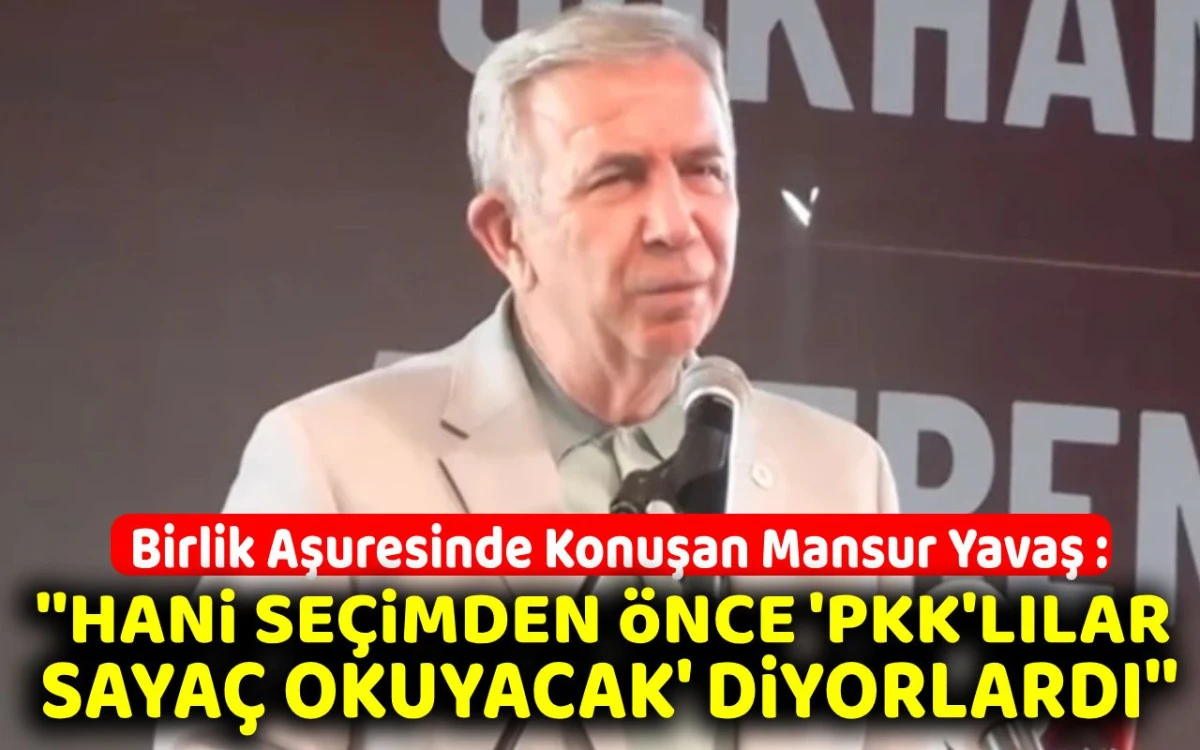 Mansur Yavaş'tan seçim öncesi atılan iftiralara tepki